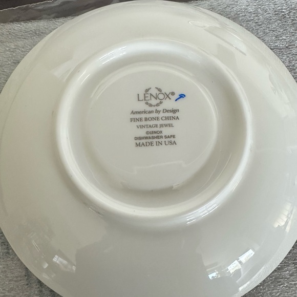 NIB Lenox Vintage Jewel 5-Piece Fine Bone China Dinner Set Collectible - Picture 8 of 16